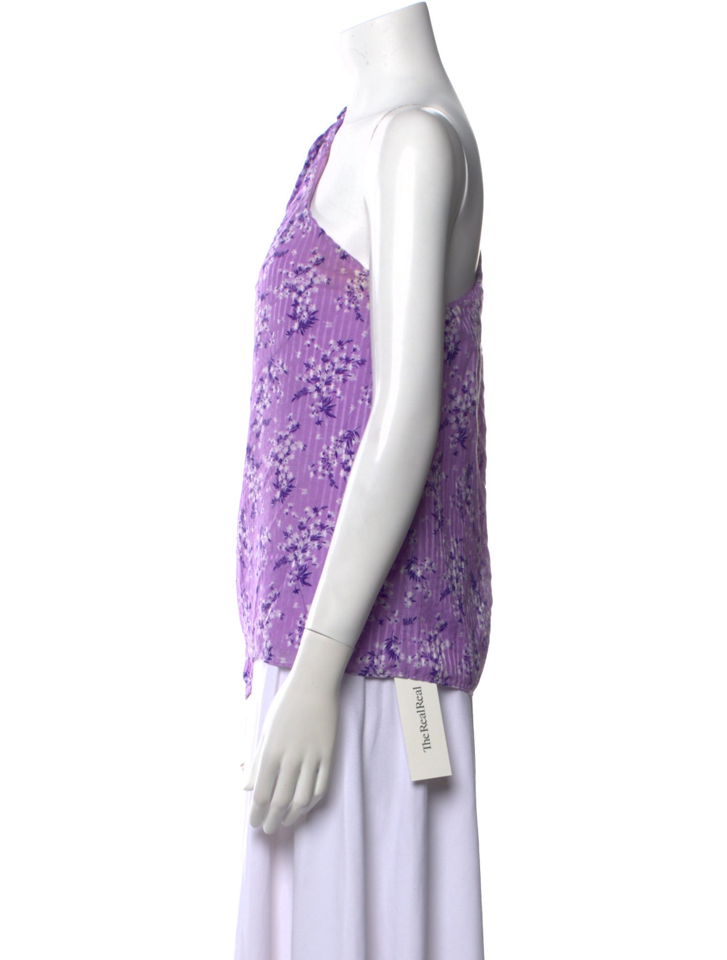 Ulla Johnson Floral Print One-Shoulder Top